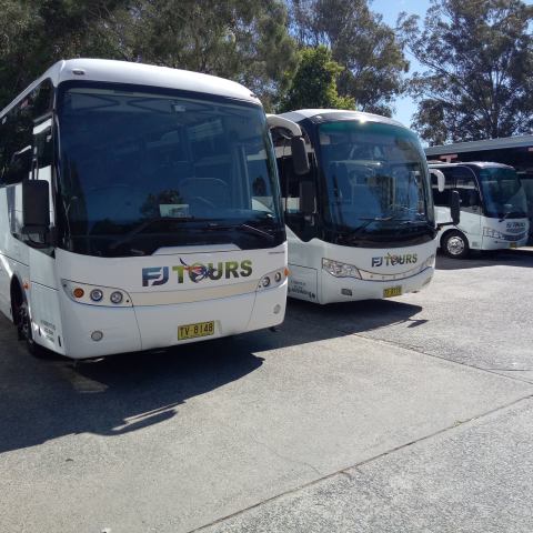 a truck is parked in a parking lot